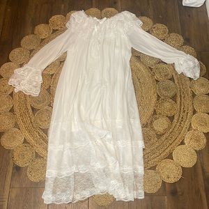 White vintage nightgown